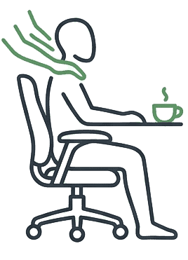 Massage Arbeitsplatz